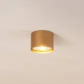 Argon Deckenstrahler Chloe starr, gold , dimmbar, messing / gold, für Wohn- / Esszimmer, Metall, Modern, Strahler