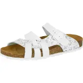 Lico Slipper BIOLINE FLORA weiss/silber 37
