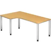 Hjh OFFICE PRO QUEO 82 S - Buche 200 x 120 höhenverstellbar