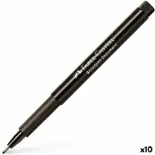 Faber-Castell Broadpen Document, 0,8 mm, schwarz, 10 St.