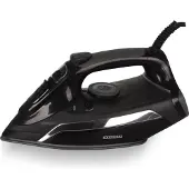 Melissa 16390057 - Vielseitiges Dampfbügeleisen mit keramischer Bügelsohle, Selbstreinigungsfunktion und automatischer Abschaltung - 2500W - Schwarz