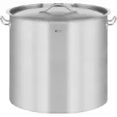 Royal Catering Edelstahl-Gastronomietopf mit Deckel für Induktionskochfeld 50 L