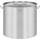 Royal Catering Kochtopf aus nicht rostendem Stahl mit Deckel für das Induktionskochen 12 L
