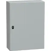Schneider Electric Electric NSYS3D8625P PanelSeT S3D Volltür mit Montageplatte H800xB600xT250.IP66 IK10 RAL7035.