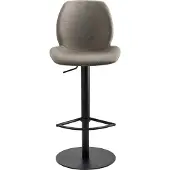 Mayer Bar-/Tresenhocker 1276 Gestell schwarz Sitzschale, muschelgrau