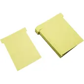 Ultradex T-Karten Breit Hellgelb 9,2 x 12 cm 100 Stück