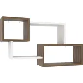 Chic Home Collection | Wandregal Ayder naturel Spanplatte 90x51x20 cm | NADUVI