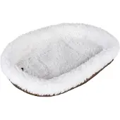 Laroy Duvo+ Bett oval Schafsfell, Maße: 32 x 24 cm