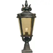 Elstead Lighting Elstead Baltimore Außen-Stehleuchte E27 68cm Verwitterte Bronze IP44