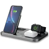 Veho DS-7 Qi, Drinnen, Kabelloses Aufladen, Silber