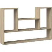 Topeshop BILBAO 4P hängendes Bücherregal 100x16x60 cm sonoma