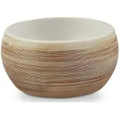 Wolters Keramiknapf Diner Stone, S, Braun