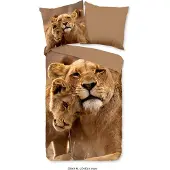 Muller Textil Duvet cover Pure 135x200 + 1* 80x80 cm - tigers