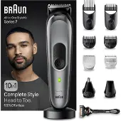 Braun MGK7420, Schwarz, Metall, Kunststoff, Rechteck, 1 mm, 2,1 cm, Universal