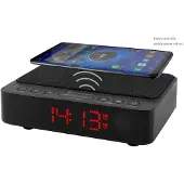 Soundmaster UR124SW, Digitaler Wecker, Schwarz, 24 h, FM, PLL, 5 W, LED