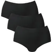 Anita Panty "Panty Essentials High Waist Briefs 3P 3er Pack", Damen, Gr. S, schwarz, Obermaterial: 80% Polyamid PA. 20% Elasthan EL., Unterhosen Panty