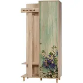 Skye Decor , Garmanto 90 - 727, Hallenstand, Sonoma-Eiche, 100 % MELAMINBESCHICHTETE SPANPLATTEN, 90 x 36 x 192 cm