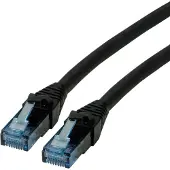 Roline 55414, 20 m, Cat6a, U/UTP (UTP), RJ-45, RJ-45, Schwarz