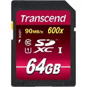Transcend Speicherkarte SDXC UHS-I 600x 64 GB - Class 10