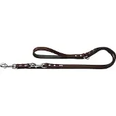 Hunter verstellbare Führleine Basic 13/200 nickel dunkelbraun