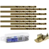GEKO Bohrer für Metall 4,5 mm HSS, 10er-Pack