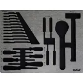 VAR Spanners/screwdrivers/hooks/hammer Werkzeugsatz