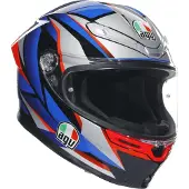 AGV K6 S E2206 Mplk Slashcut Schwarz Blau Rot 015 Integralhelm Größe S