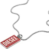Diesel Single Dogtags Halskette mit Logo DX1368040