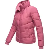 NAVAHOO Steppjacke "Liebesfee 14" ohne Kapuze gesteppte Damenjacke mit wattiertem Stehkragen