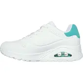 SKECHERS Uno - Pop Back Sneakers Laag - wit - Maat 38