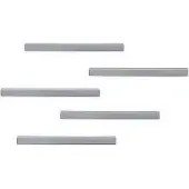 Durable MagnetleisteDurafix Rail, B 210 x H 17 mm, selbstklebend, blasenfreie Optik, silber