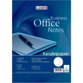 Landré Kanzleipapier LANDRÉ "Office", A3/A4 gefalzt, 80 g/m², 250 Bögen pro Packung, liniert mit Rand rechts