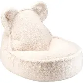 WigiWama Bär Sitzsack, Cream White