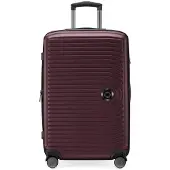 Hauptstadtkoffer - Mitte - Mittelgroßer Koffer Trolley Hartschalenkoffer, Check-In Gepäck mit XL Erweiterung, Dopperollen, TSA-Schloss, 68 cm, 88 L,Burgund
