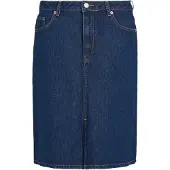 Tommy Hilfiger Jeansrock WW0WW44390 Dunkelblau Regular Fit