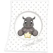Baby Best Wohndecke "Fynn Nashorn", mit Motiv, Kuscheldecke