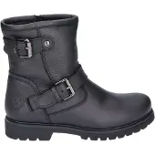 Panama jack Felina Igloo B18 Enkellaarsjes Plat - Zwart - Maat 38