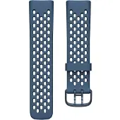 Cover-Discount Fitbit Charge 5 - Silikon Sportarmband gelöchert blau