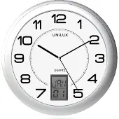 Unilux Instinct, AA, 1,5 V, Edelstahl, Transparent, Edelstahl, Glas, 45 mm