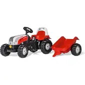 Rolly Toys Kid Steyr 6160 CVT Trettraktor mit Anhänger, Maße: 134x47x52 cm; 01 251 0