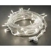 Konstsmide 4810-103 LED System Erweiterung, Lichterkette, 100 warm weiße Dioden , Außen (IP44), transparentes Kabel
