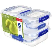 Sistema 6er Set Vorratsdosen 2 x 400 ml + 3 x 1,0 L + 1 x 2,2 L 881766
