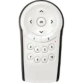 Merten IR-Universalfernbedienung schwarz/weiß MEG5761-0000