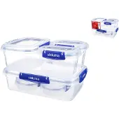 Sistema 6er Set Vorratsdosen 2 x 180 ml + 2 x 400 ml + 1 x 1,0 L + 1 x 2,0 L 881760