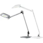 Hansa - Styro Schreibtisch-Lampe LED E-Motion, mit Sensorschaltung, 3 Farbtemp., silber