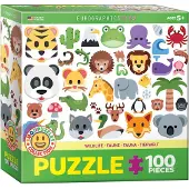 Eurographics Puzzle Emoji Tiere 100 Teile
