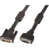 EFB Elektronik K5423.2 DVI-D 24+1 auf DVI-D 24+5, St.-Bu., AWG 30, 2, 0m, schwarz K54232