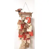 Folia Adventskalender-Set SAUSAGE DOG 54-teilig