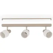 Eglo CORATO Spot - L52 x H12,5 x AL15 cm - sandfarben, nickel-matt - 3X18W exkl. - IP20