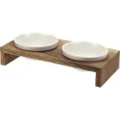 Wolters Gohan Doppelnapf - Teak XS 2 x 0,2 Liter